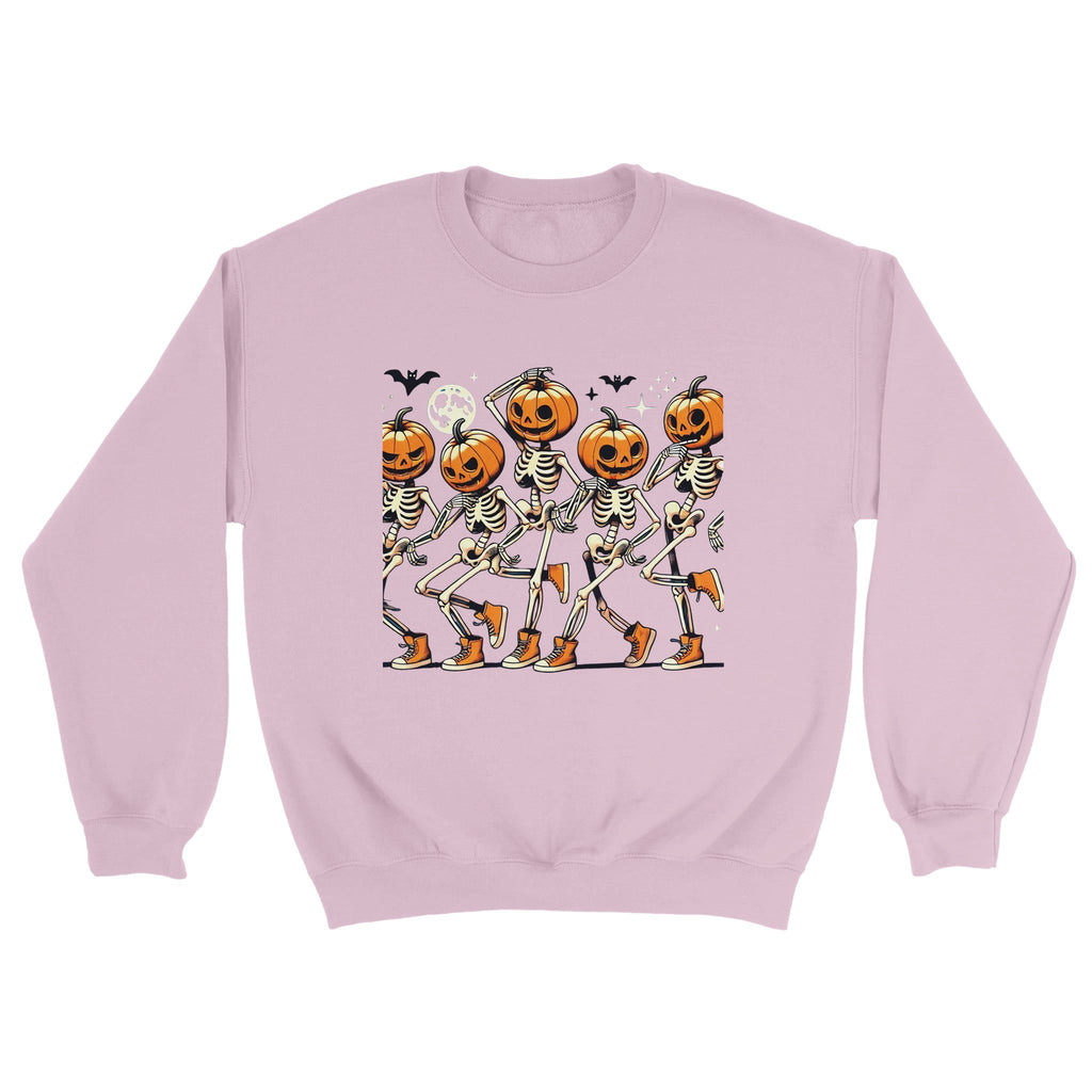 Dancing Pumpkin Heads Classic Unisex Crewneck Sweatshirt - DazeRoom