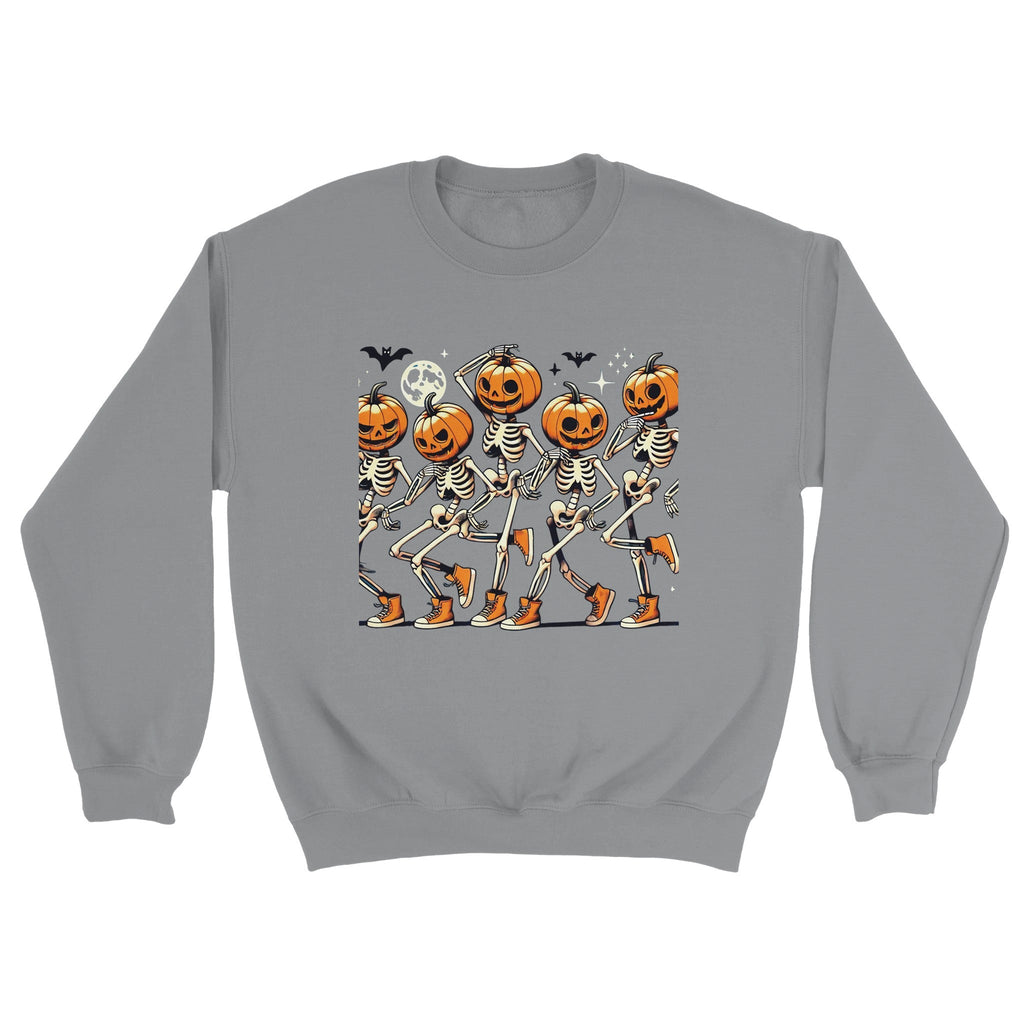 Dancing Pumpkin Heads Classic Unisex Crewneck Sweatshirt - DazeRoom