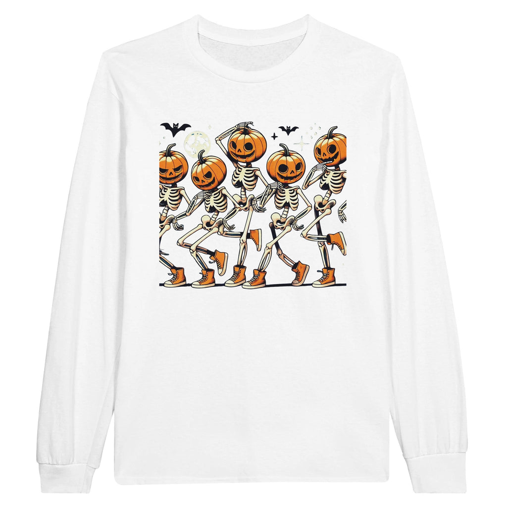 Dancing Pumpkin Heads Classic Unisex Long sleeve T-shirt - DazeRoom