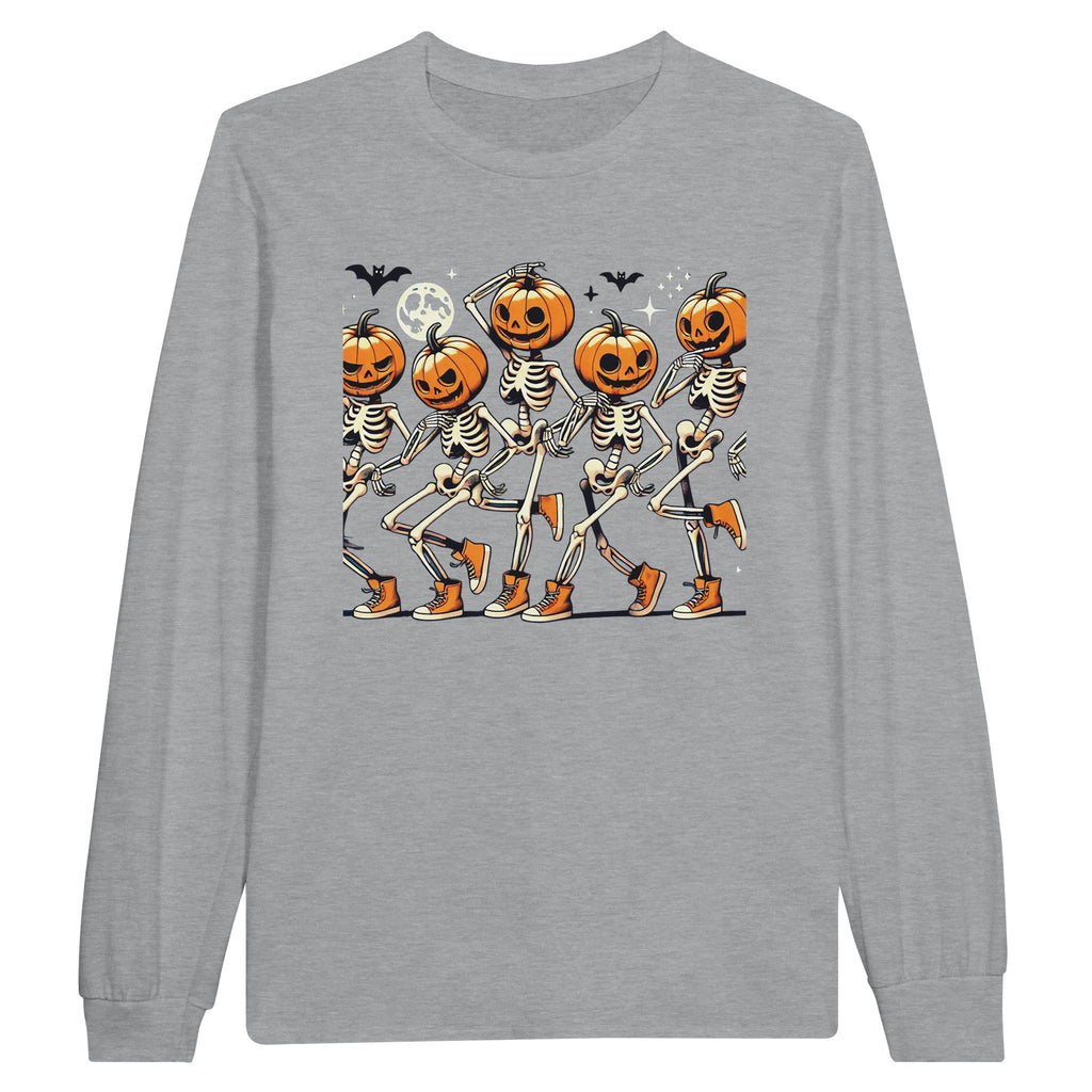 Dancing Pumpkin Heads Classic Unisex Long sleeve T-shirt - DazeRoom