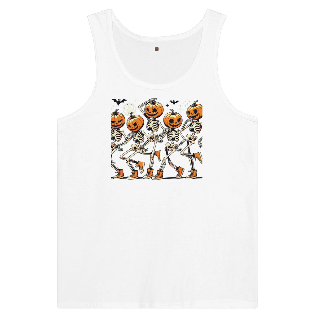 Dancing Pumpkin Heads Premium Unisex Tank Top - DazeRoom