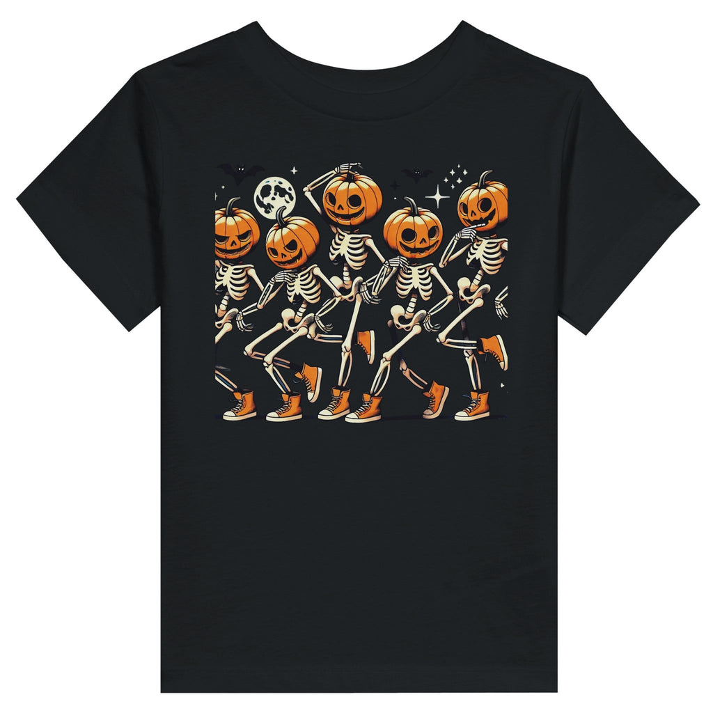 Dancing Pumpkin Heads Toddler Staple T-Shirt - DazeRoom