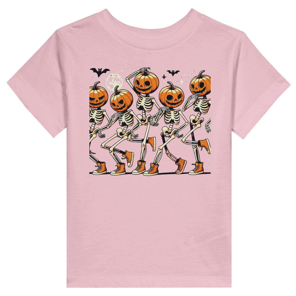 Dancing Pumpkin Heads Toddler Staple T-Shirt - DazeRoom