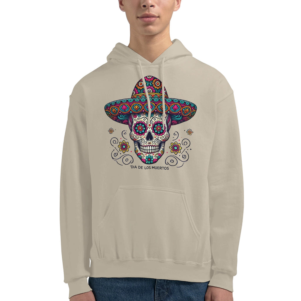 Dia De Los Muertos Sombrero Men's Classic Pullover Hoodie | Gildan® 18500 - DazeRoom