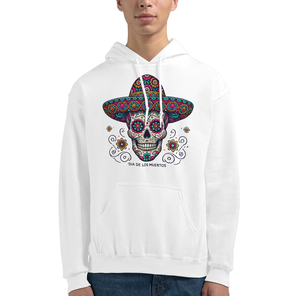 Dia De Los Muertos Sombrero Men's Classic Pullover Hoodie | Gildan® 18500 - DazeRoom