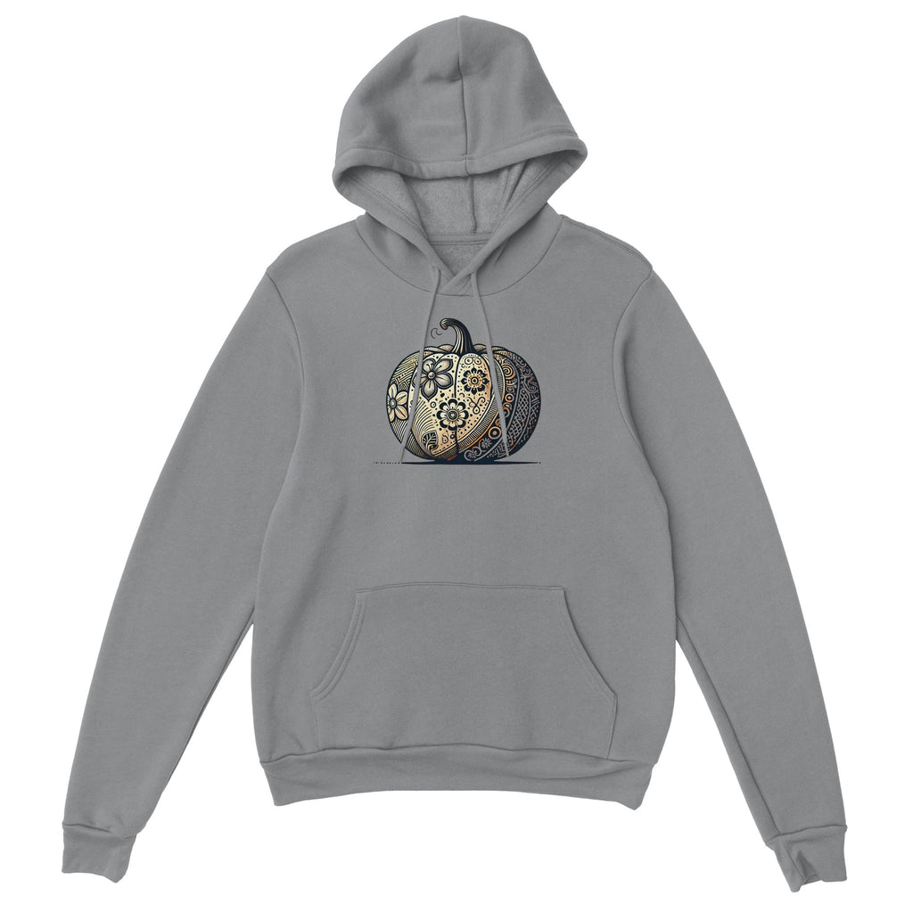 Floral Pumpkin Classic Unisex Pullover Hoodie - DazeRoom