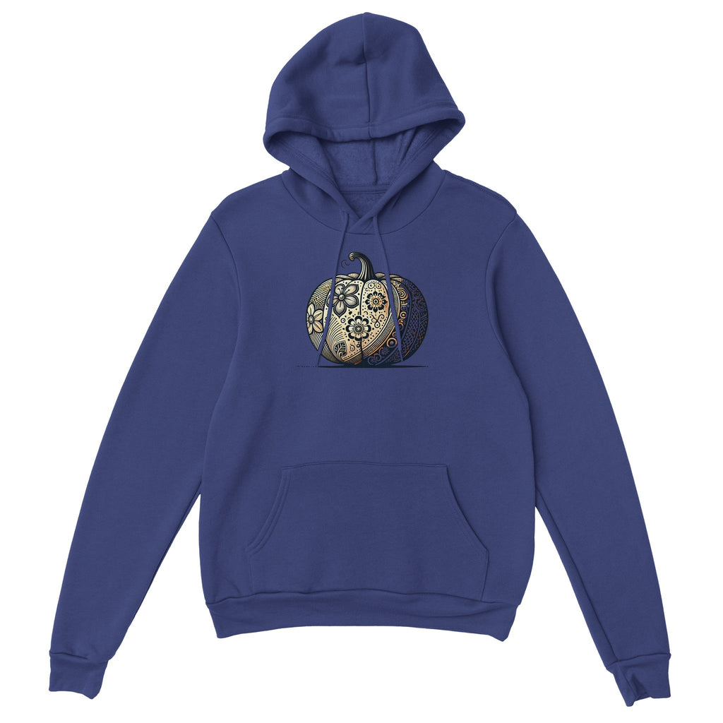 Floral Pumpkin Classic Unisex Pullover Hoodie - DazeRoom