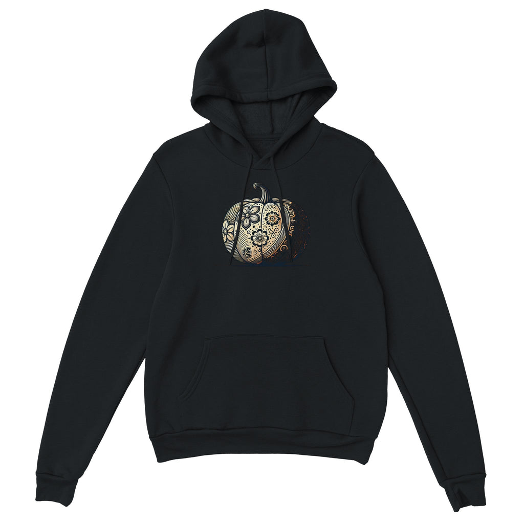 Floral Pumpkin Classic Unisex Pullover Hoodie - DazeRoom