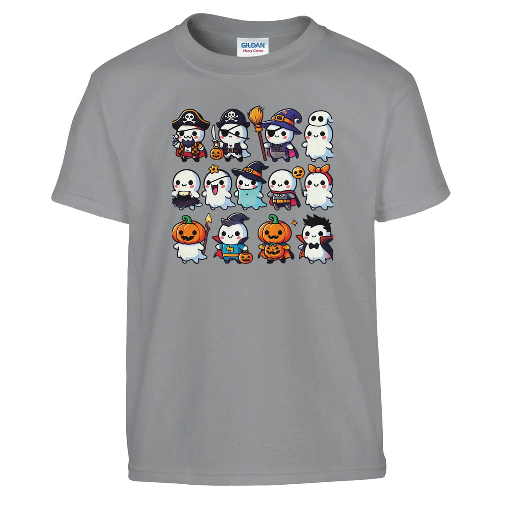 Ghost Halloween Costumes Classic Kids Crewneck T-shirt - DazeRoom