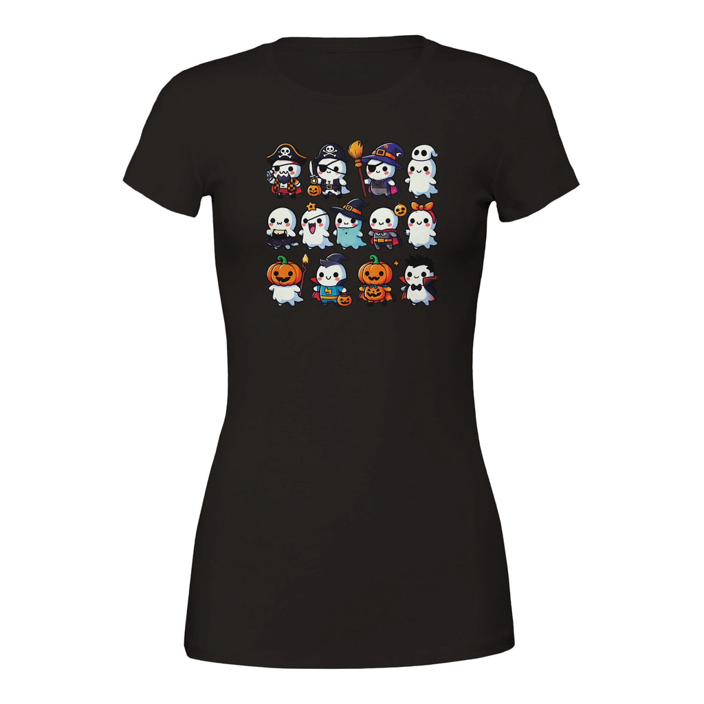 Ghost Halloween Costumes Premium Women's Crewneck T-shirt - DazeRoom