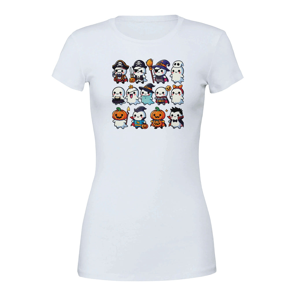 Ghost Halloween Costumes Premium Women's Crewneck T-shirt - DazeRoom