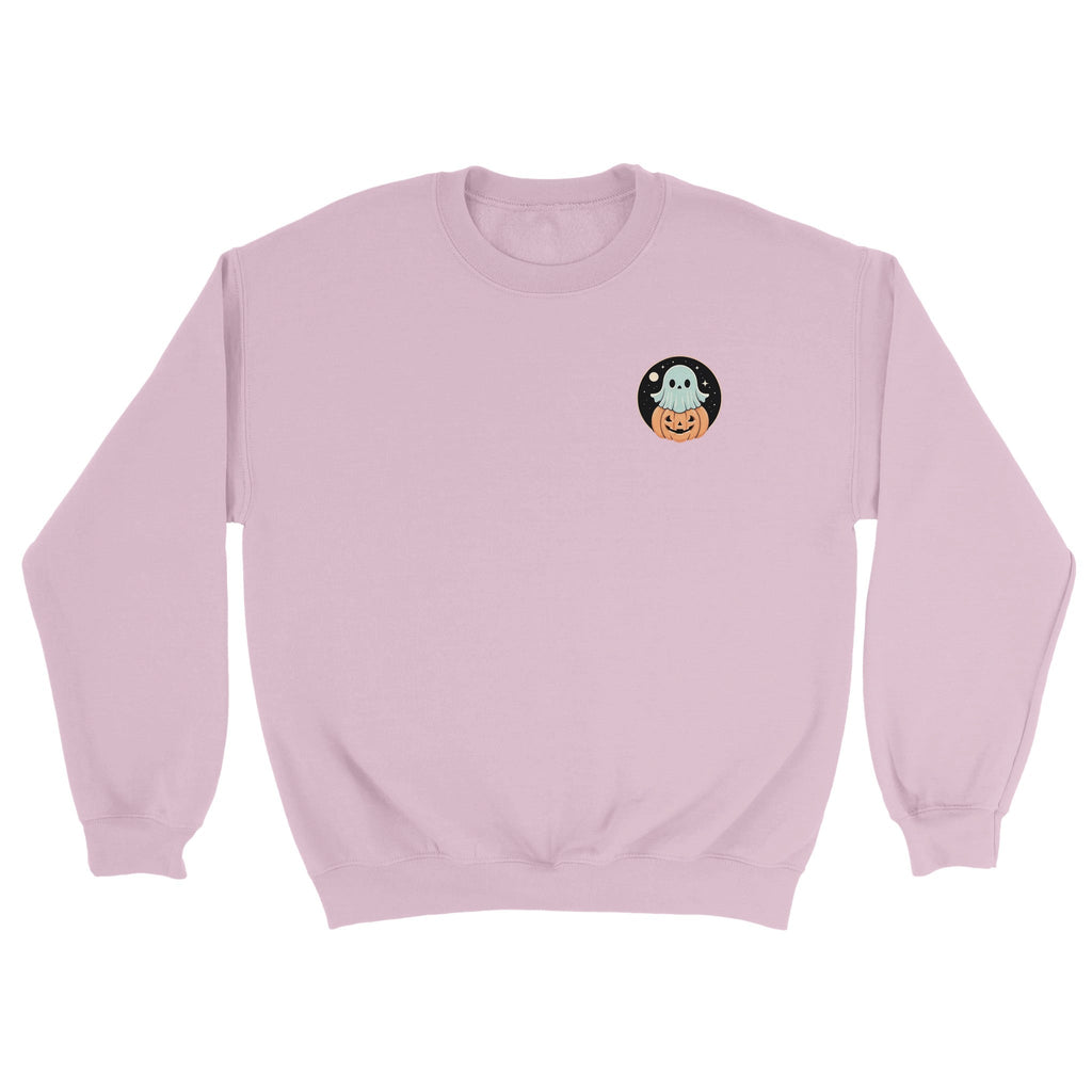 Ghost Pumpkin Retro Vice Edition Classic Unisex Crewneck Sweatshirt | Gildan® 18000 - DazeRoom