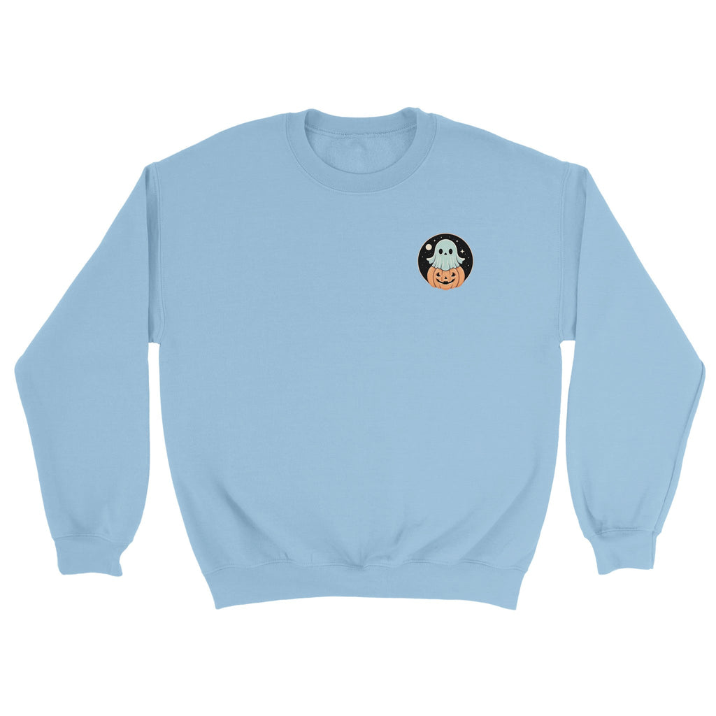 Ghost Pumpkin Retro Vice Edition Classic Unisex Crewneck Sweatshirt | Gildan® 18000 - DazeRoom