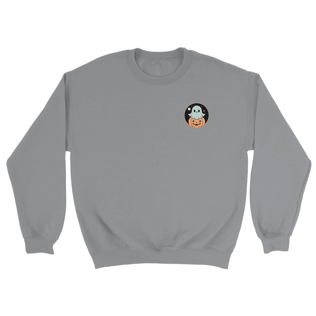 Ghost Pumpkin Retro Vice Edition Classic Unisex Crewneck Sweatshirt | Gildan® 18000 - DazeRoom