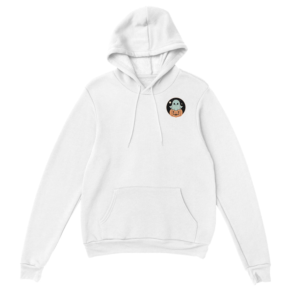 Ghost Pumpkin Retro Vice Edition Classic Unisex Pullover Hoodie | Gildan® 18500 - DazeRoom