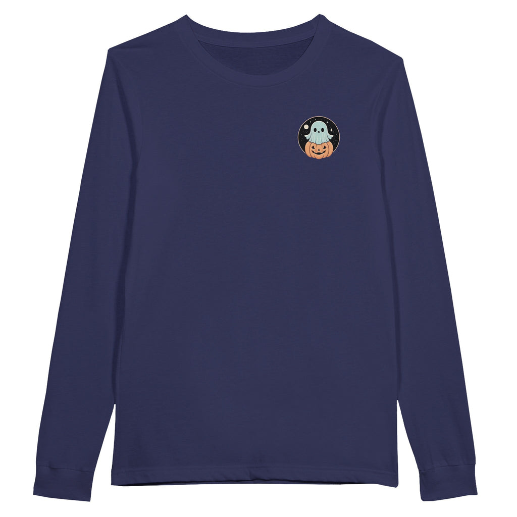 Ghost Pumpkin Retro Vice Edition Premium Unisex Long sleeve T-shirt - DazeRoom