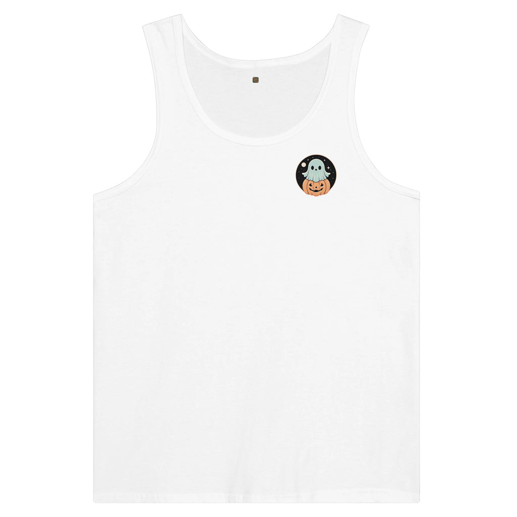 Ghost Pumpkin Retro Vice Edition Premium Unisex Tank Top - DazeRoom