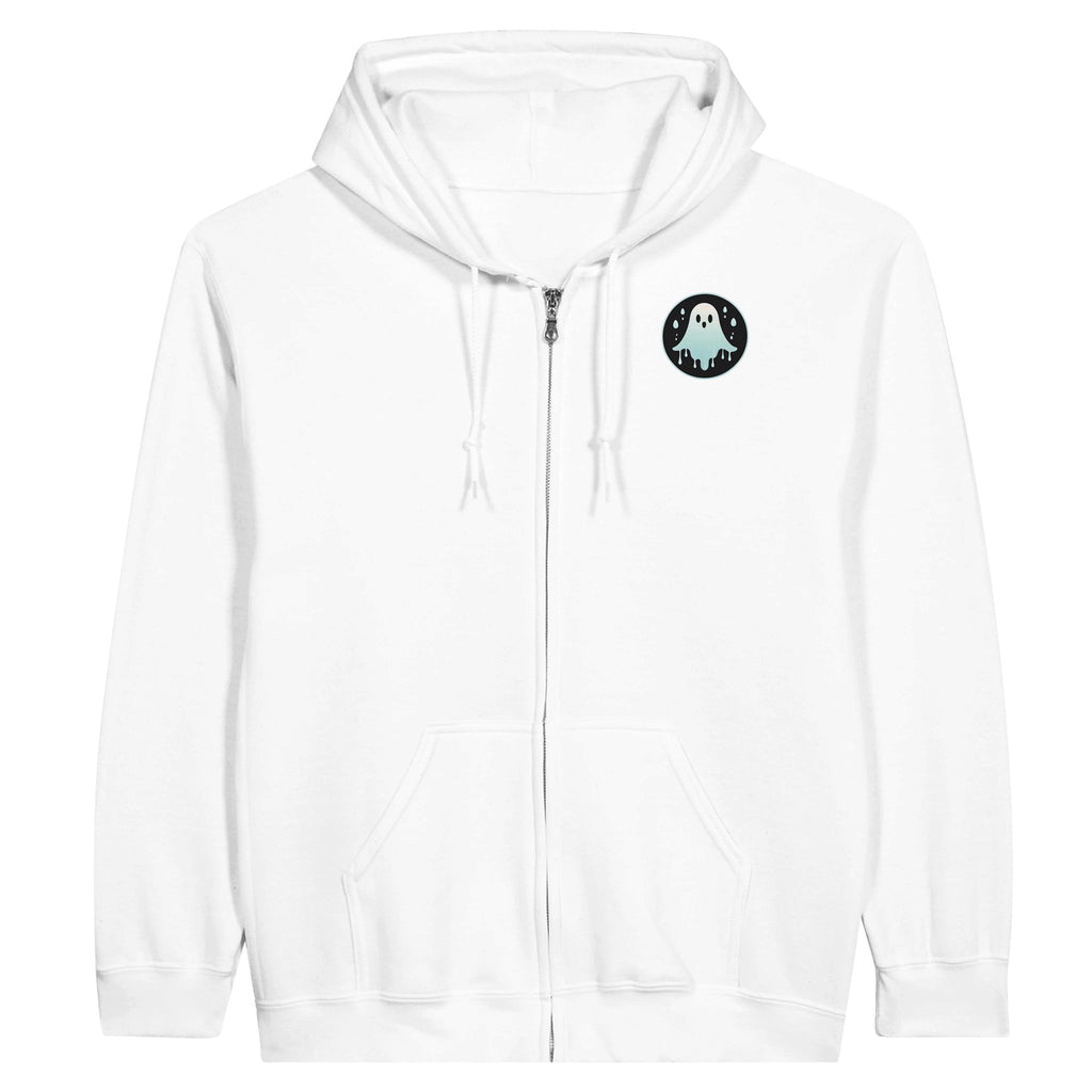 Ghost Rain Retro Vice Edition Classic Unisex Zip Hoodie - DazeRoom