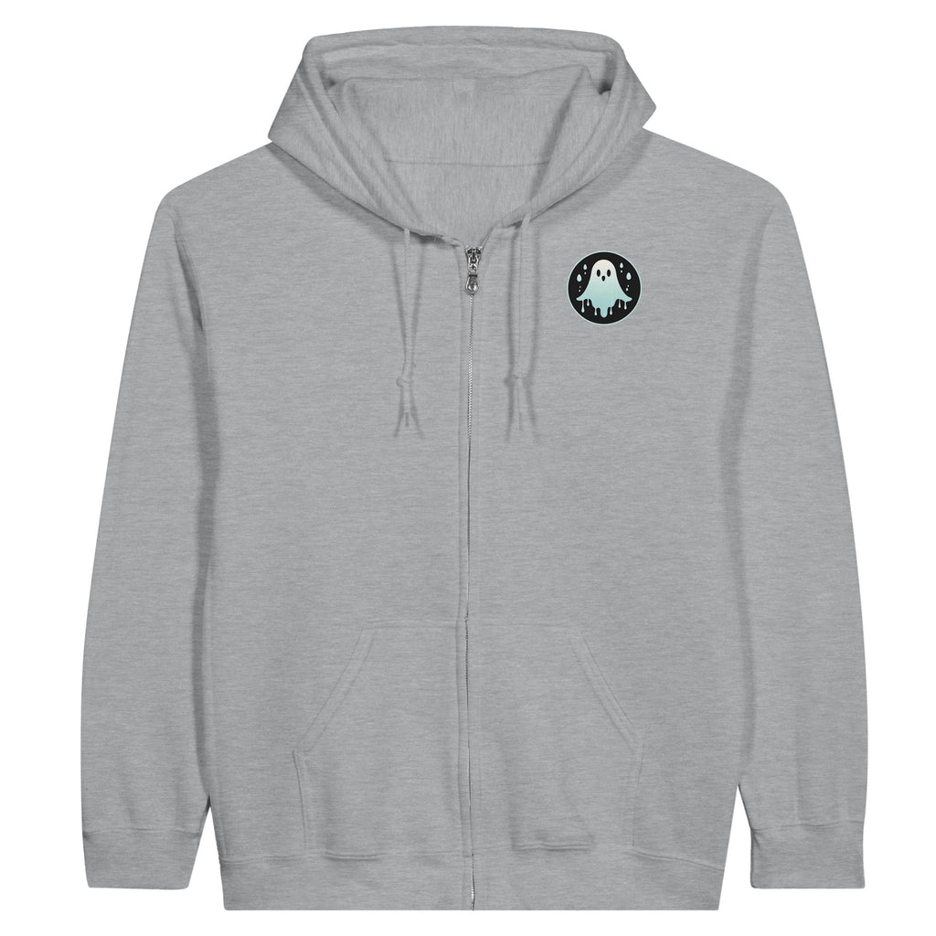 Ghost Rain Retro Vice Edition Classic Unisex Zip Hoodie - DazeRoom