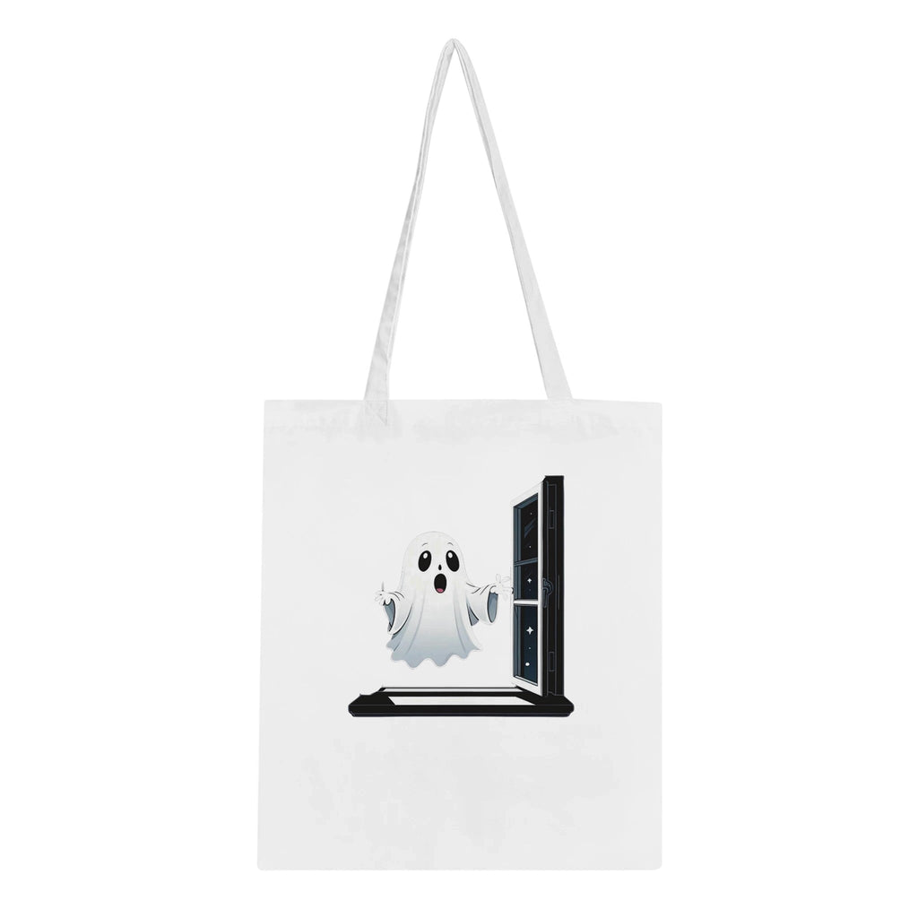 Ghost Window Haunt Classic Tote Bag - DazeRoom