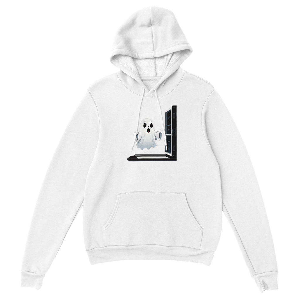 Ghost Window Haunt Classic Unisex Pullover Hoodie - DazeRoom