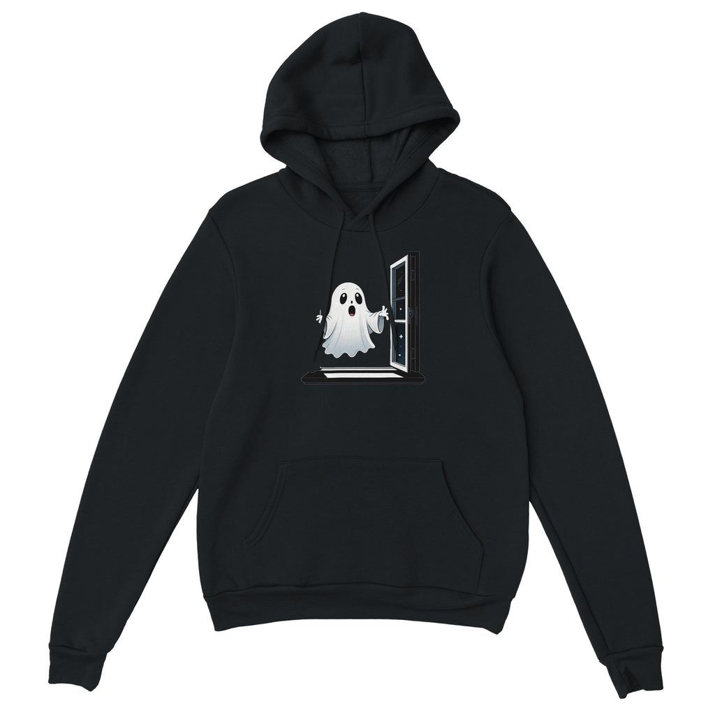 Ghost Window Haunt Classic Unisex Pullover Hoodie - DazeRoom