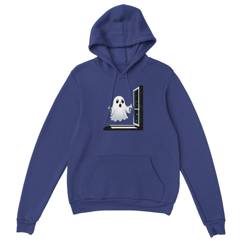 Ghost Window Haunt Classic Unisex Pullover Hoodie - DazeRoom