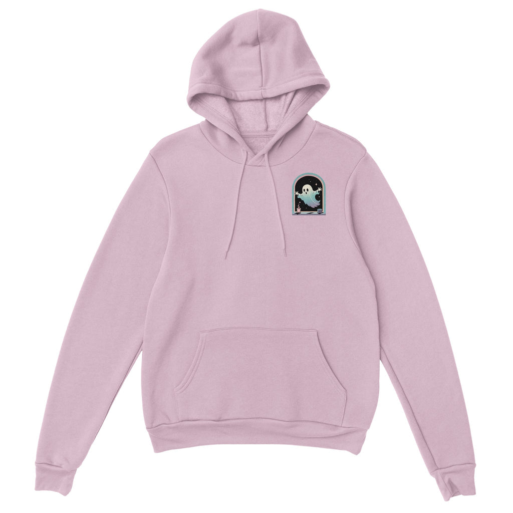 Ghost Window Haunt Retro Vice Edition Classic Unisex Pullover Hoodie | Gildan® 18500 - DazeRoom