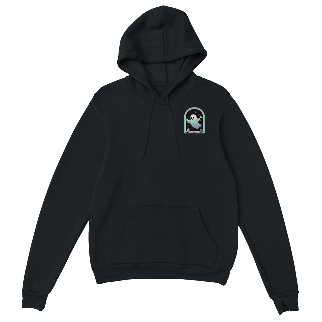 Ghost Window Haunt Retro Vice Edition Classic Unisex Pullover Hoodie | Gildan® 18500 - DazeRoom