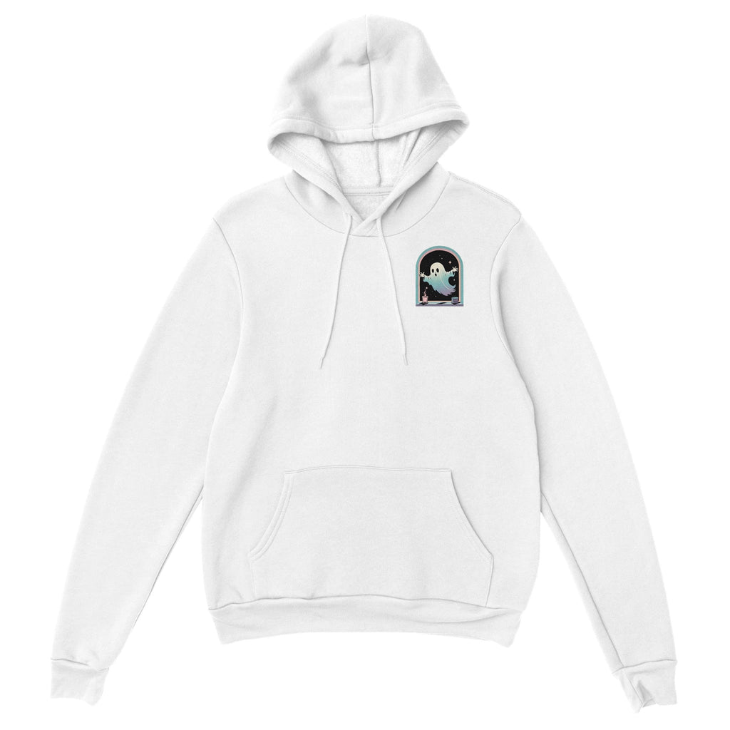 Ghost Window Haunt Retro Vice Edition Classic Unisex Pullover Hoodie | Gildan® 18500 - DazeRoom