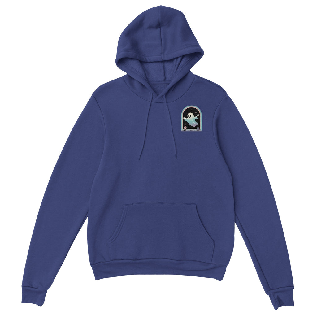 Ghost Window Haunt Retro Vice Edition Classic Unisex Pullover Hoodie | Gildan® 18500 - DazeRoom