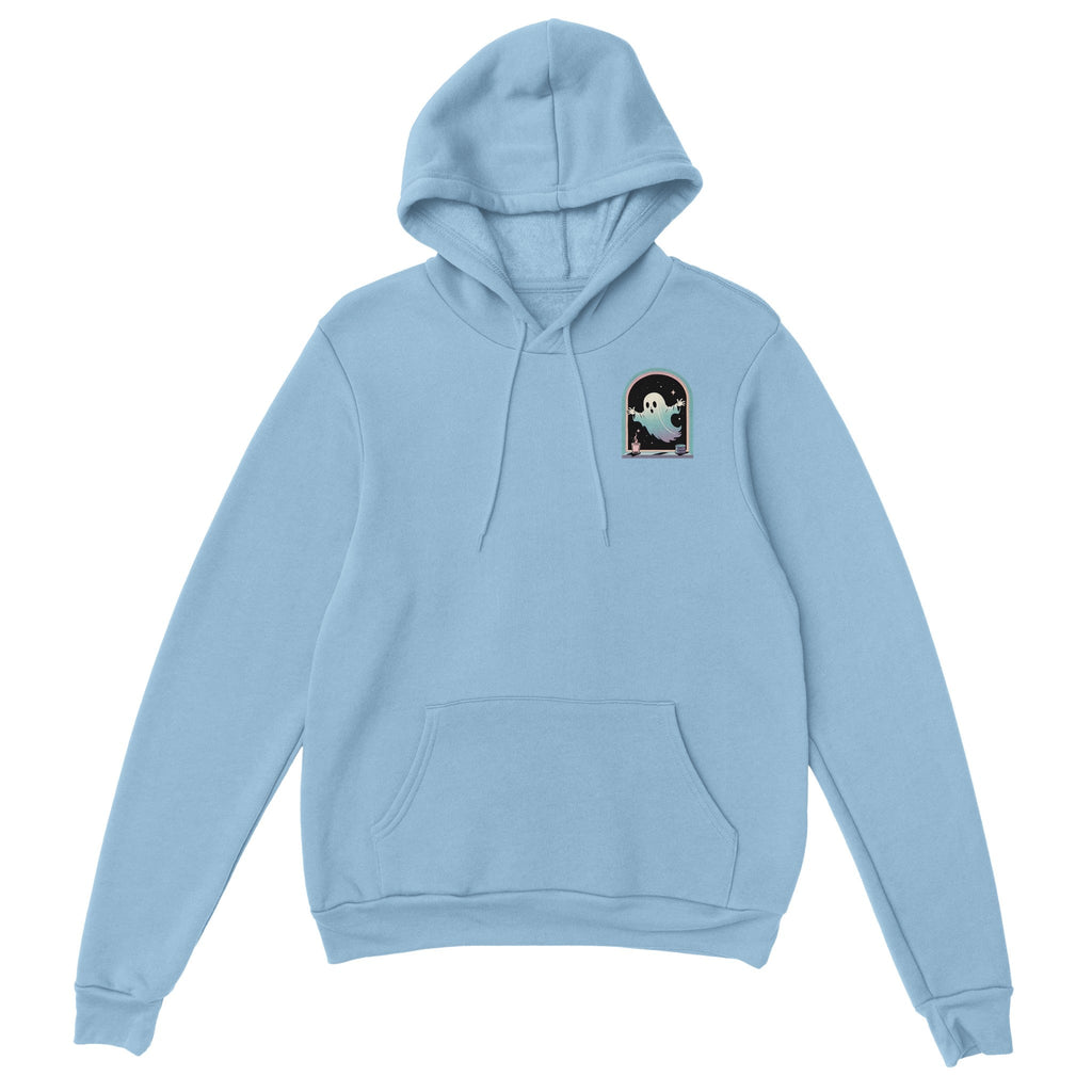 Ghost Window Haunt Retro Vice Edition Classic Unisex Pullover Hoodie | Gildan® 18500 - DazeRoom