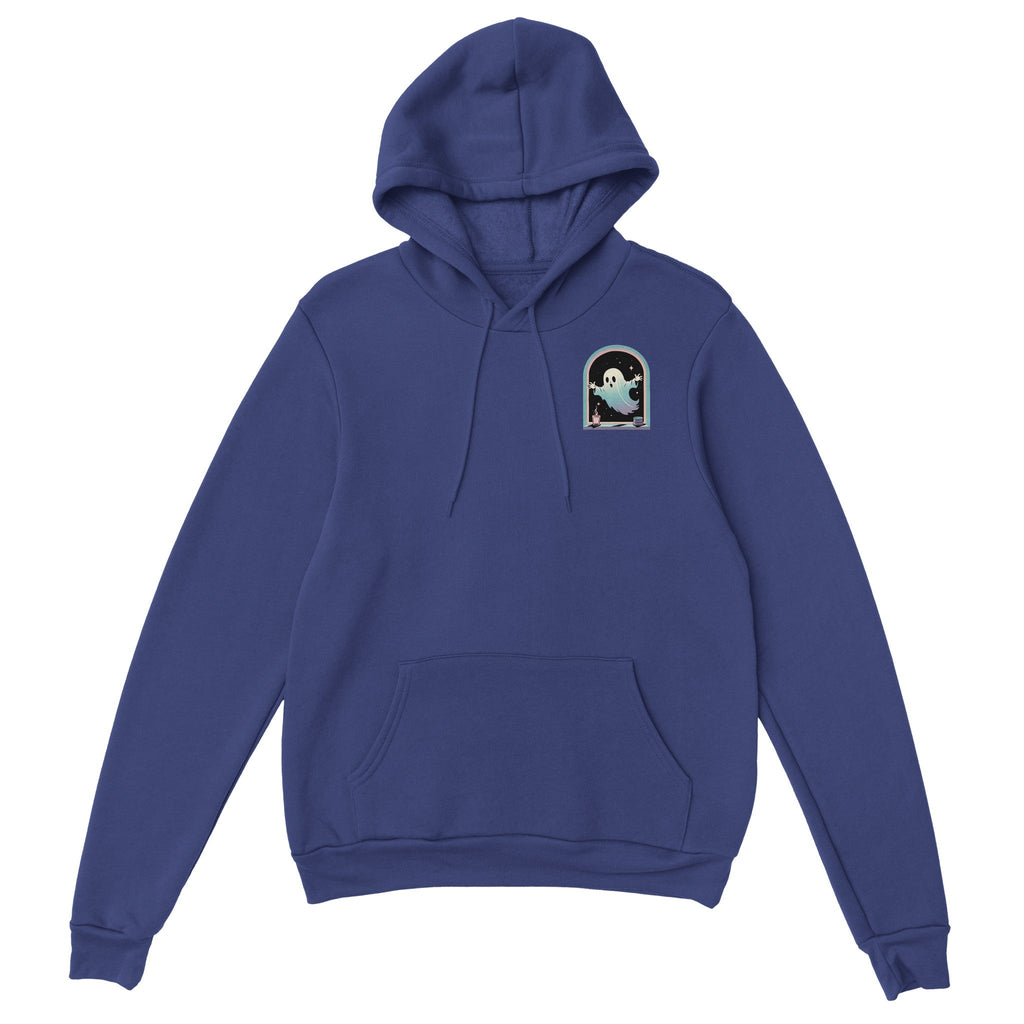 Ghost Window Haunt Retro Vice Edition Classic Unisex Pullover Hoodie | Gildan® 18500 - DazeRoom