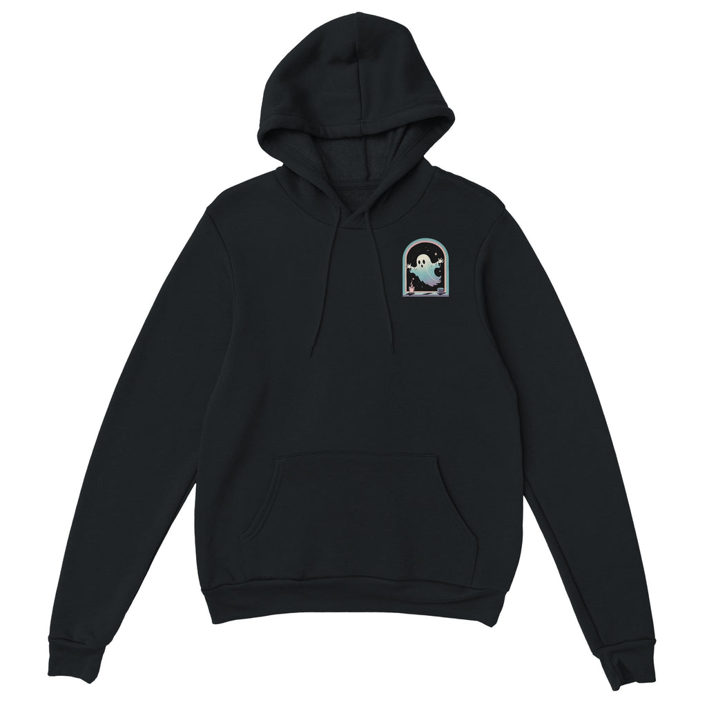 Ghost Window Haunt Retro Vice Edition Classic Unisex Pullover Hoodie | Gildan® 18500 - DazeRoom