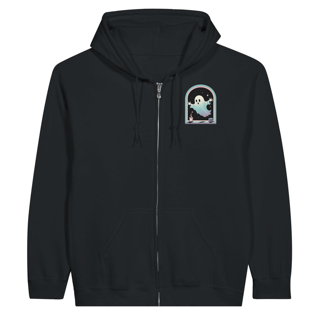 Ghost Window Haunt Retro Vice Edition Classic Unisex Zip Hoodie - DazeRoom