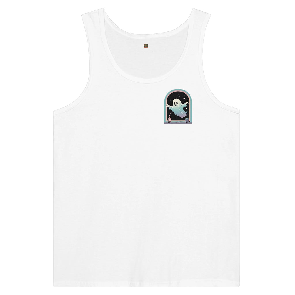 Ghost Window Haunt Retro Vice Edition Premium Unisex Tank Top - DazeRoom