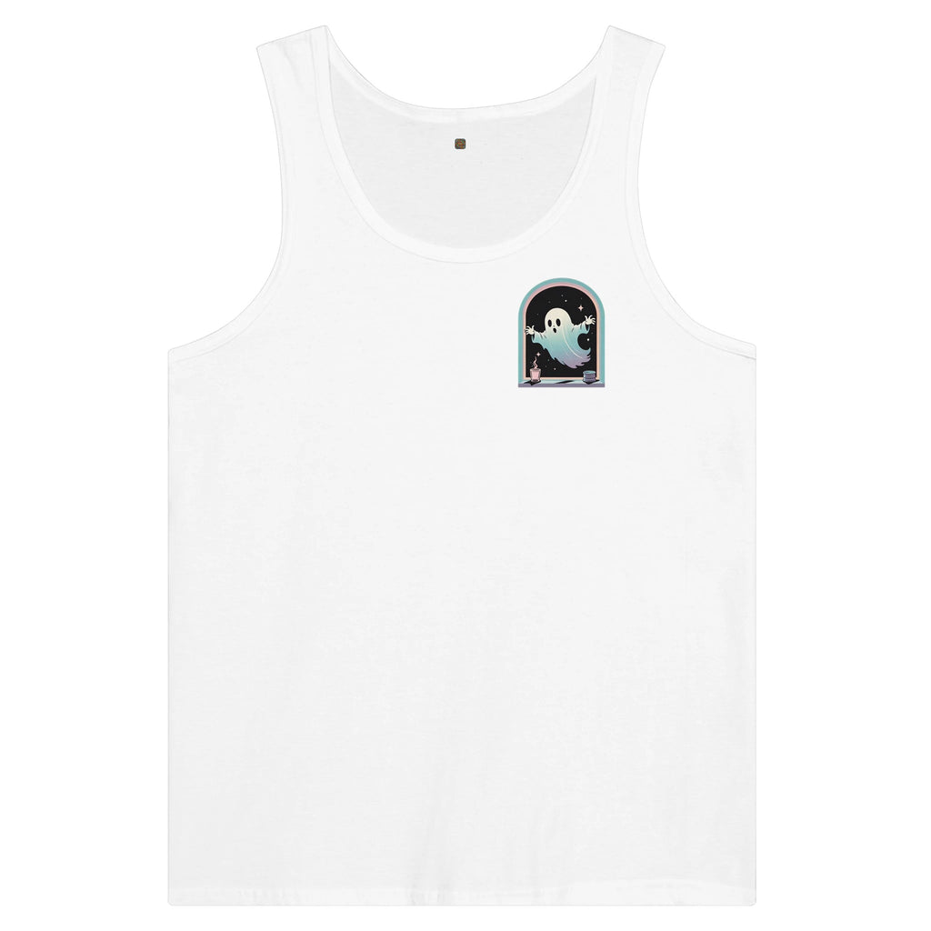 Ghost Window Haunt Retro Vice Edition Premium Unisex Tank Top - DazeRoom