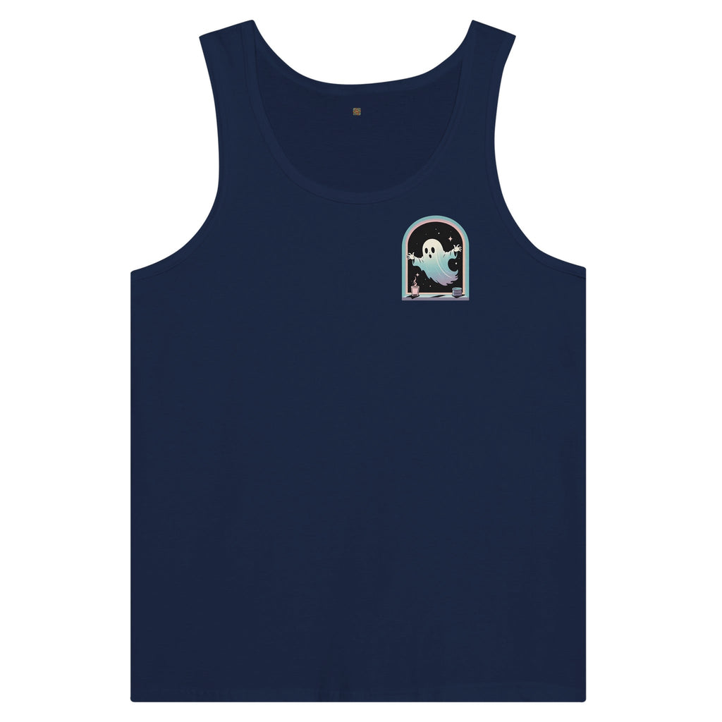 Ghost Window Haunt Retro Vice Edition Premium Unisex Tank Top - DazeRoom