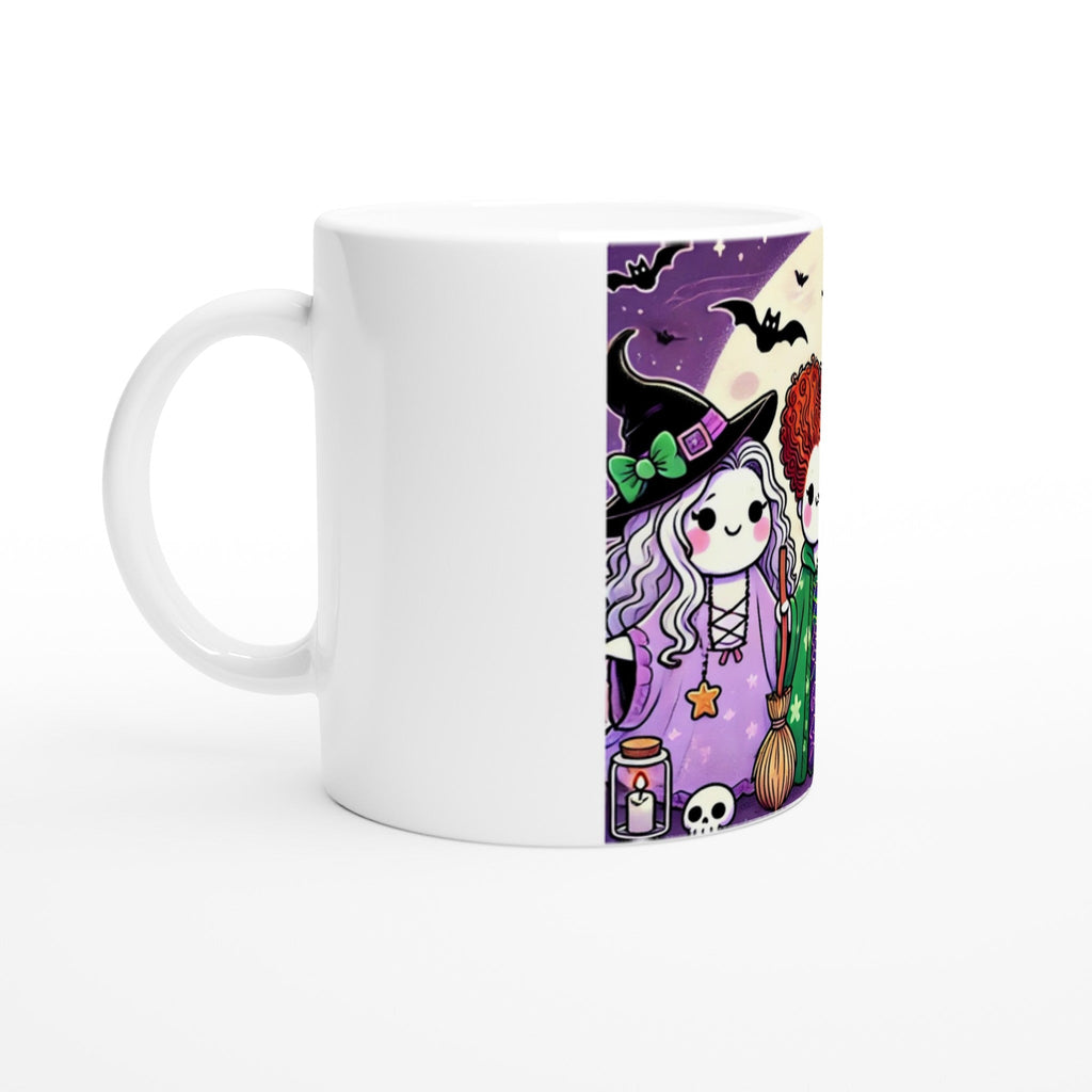 Ghosts Hocus Pocus White 11oz Ceramic Mug - DazeRoom