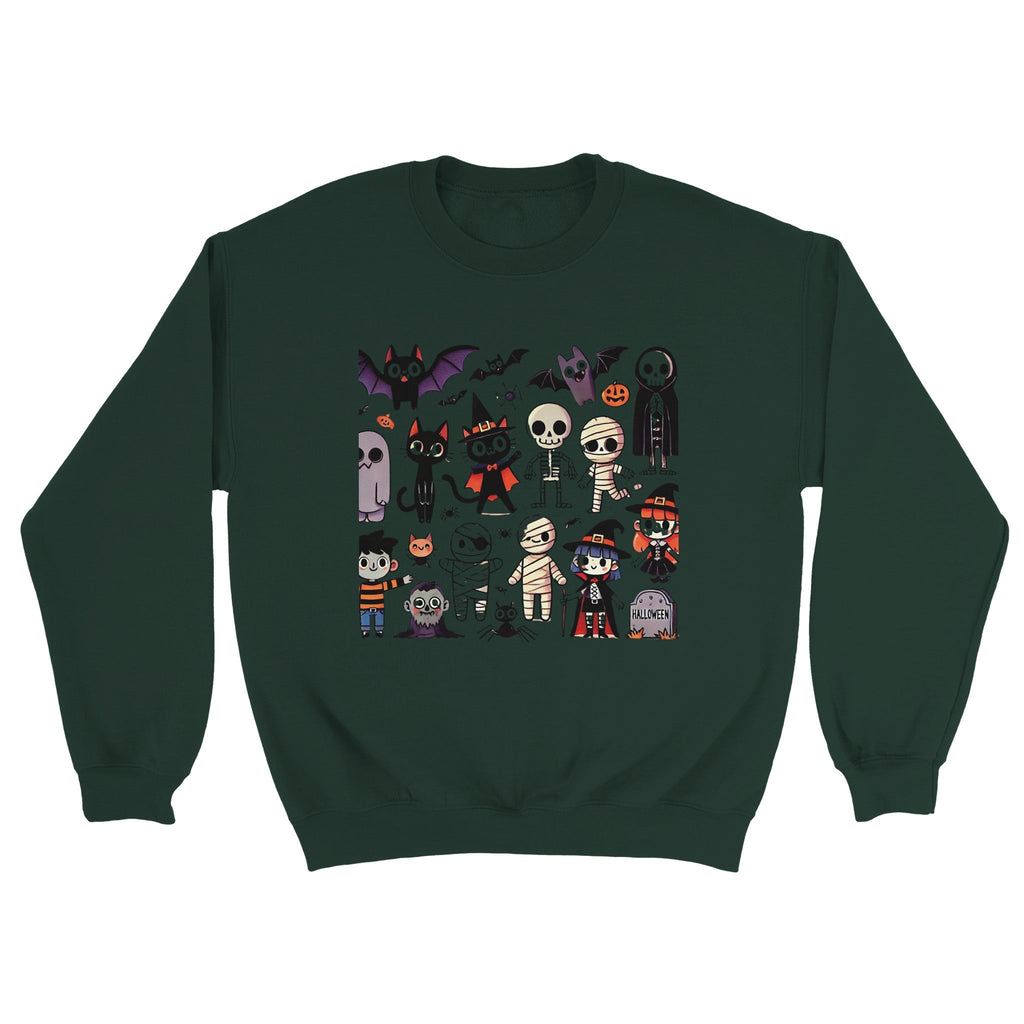 Halloween Characters Classic Unisex Crewneck Sweatshirt - DazeRoom