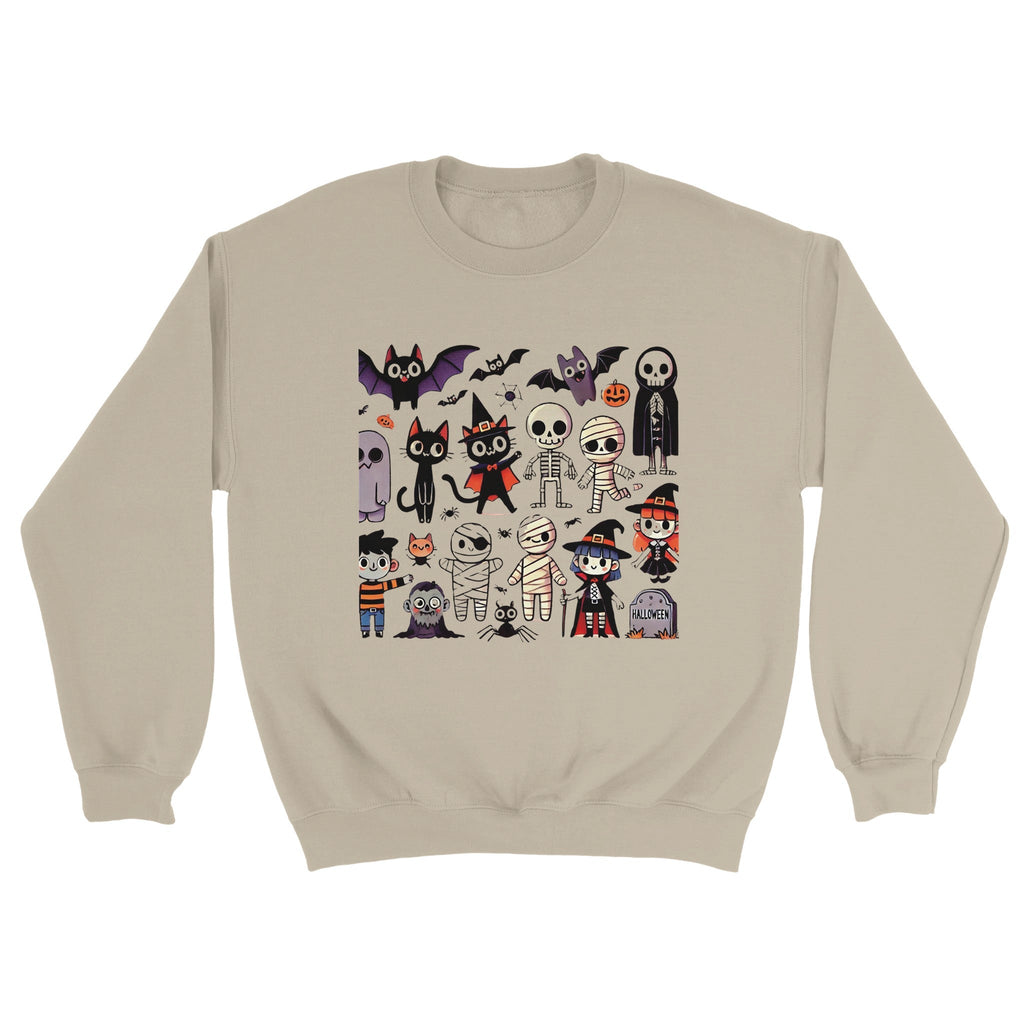 Halloween Characters Classic Unisex Crewneck Sweatshirt - DazeRoom