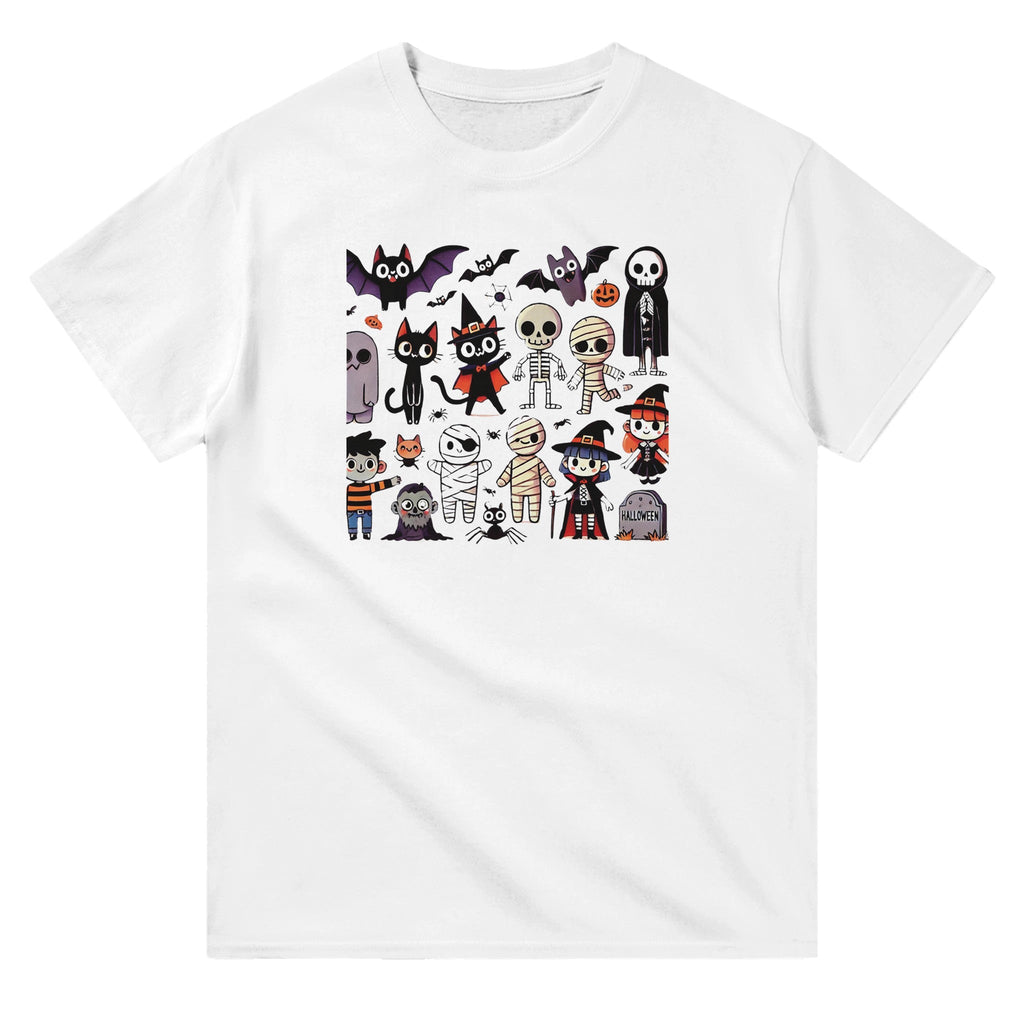 Halloween Characters Heavyweight Unisex Crewneck T-shirt - DazeRoom