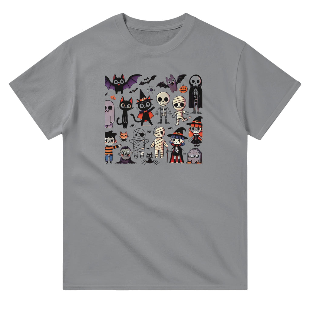 Halloween Characters Heavyweight Unisex Crewneck T-shirt - DazeRoom