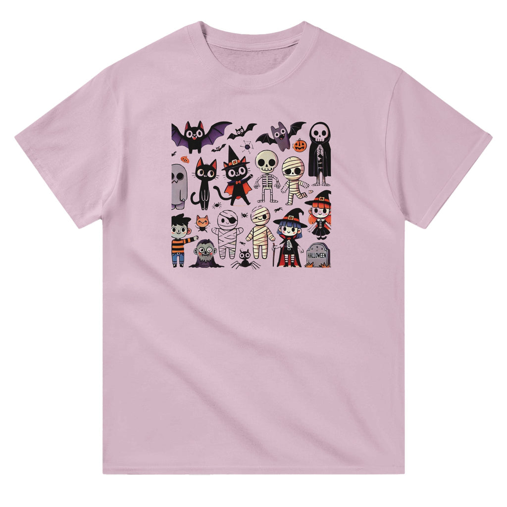 Halloween Characters Heavyweight Unisex Crewneck T-shirt - DazeRoom