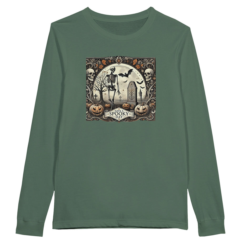 Have A Spooky Day Vintage Premium Unisex Long sleeve T-shirt - DazeRoom