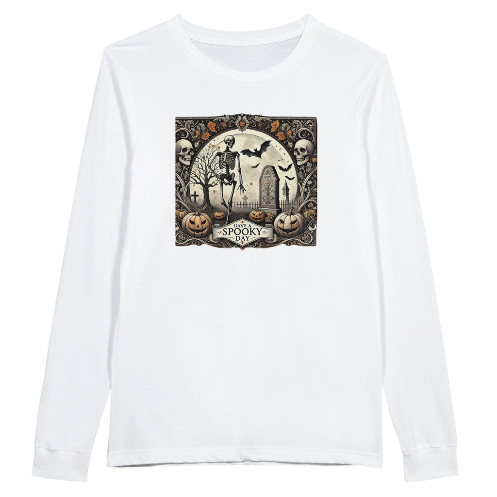 Have A Spooky Day Vintage Premium Unisex Long sleeve T-shirt - DazeRoom