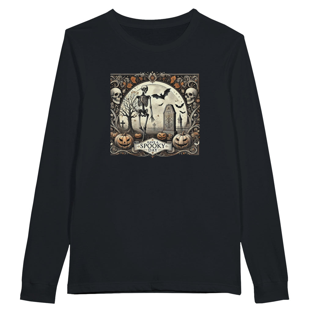 Have A Spooky Day Vintage Premium Unisex Long sleeve T-shirt - DazeRoom