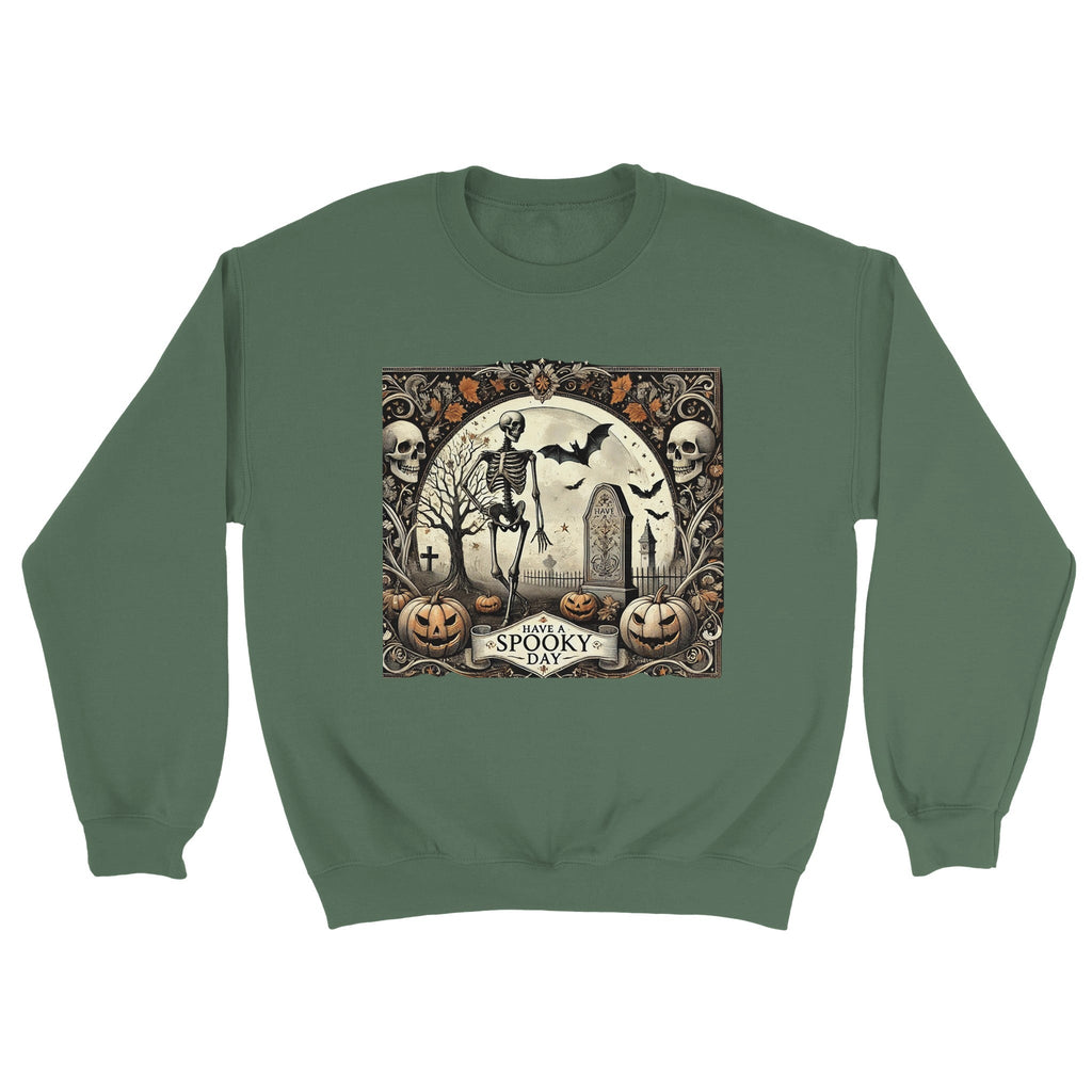 Have A Spooky Day Vintage Unisex Crewneck Sweatshirt - DazeRoom