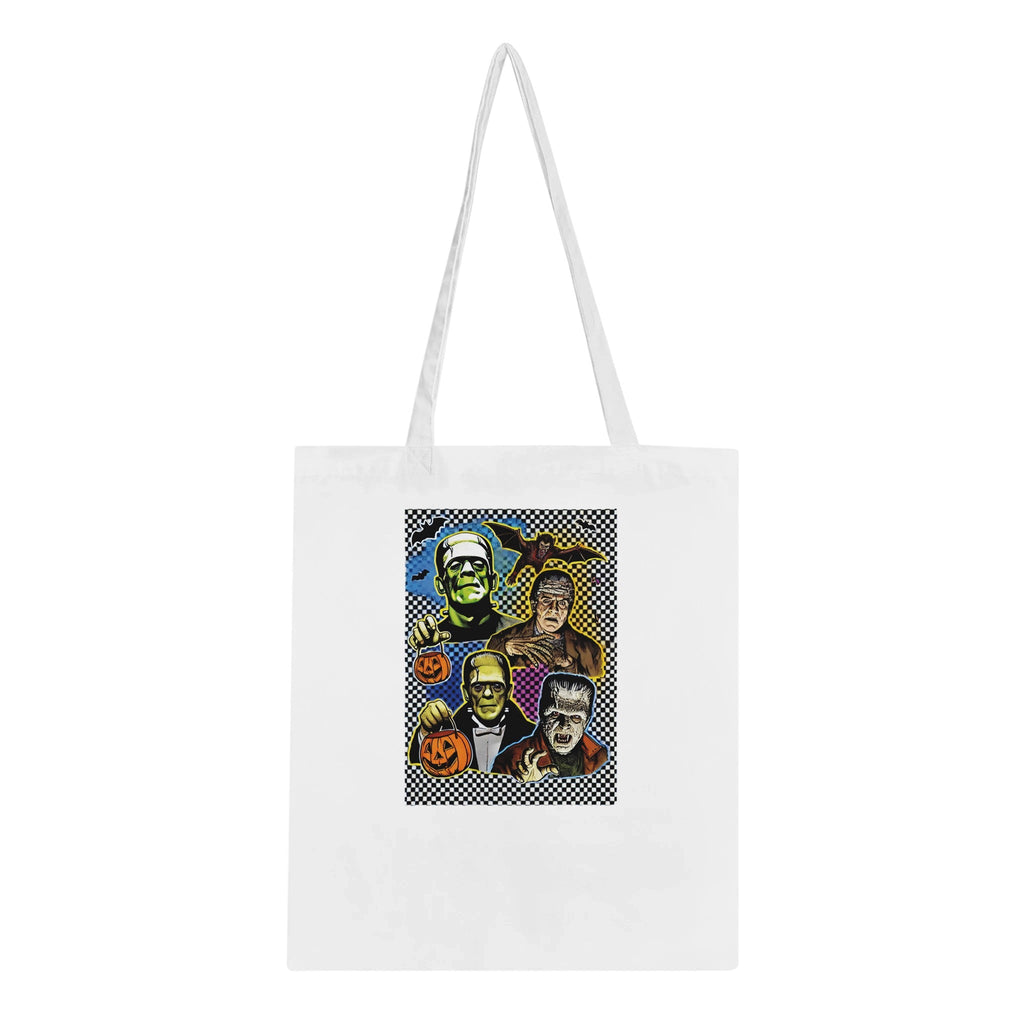 Retro Halloween Monsters Classic Tote Bag - DazeRoom