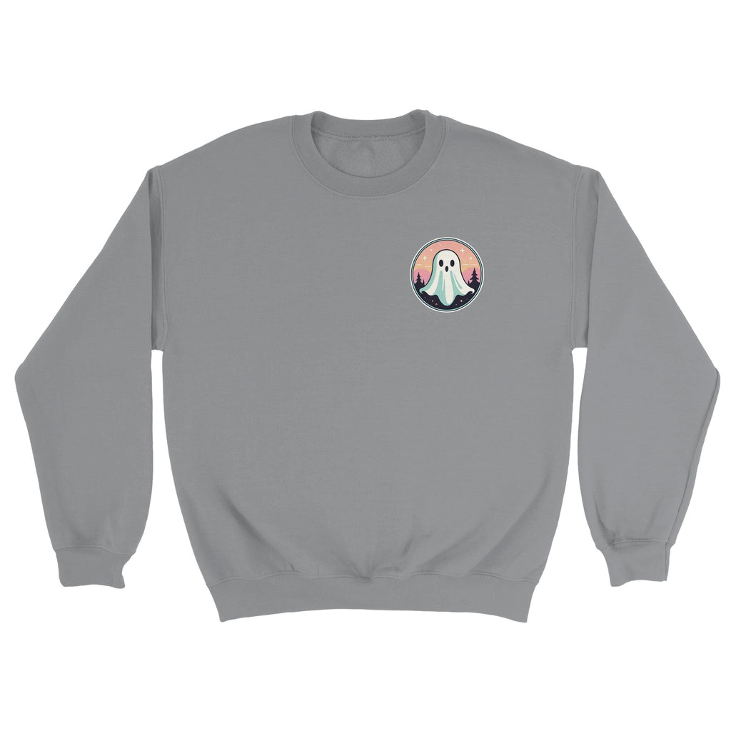 Retro Vice Ghost Forest Backdrop Classic Unisex Crewneck Sweatshirt | Gildan® 18000 - DazeRoom